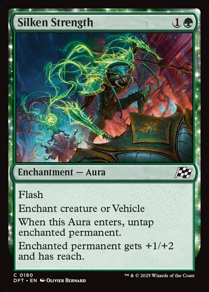 MTG Card Title: Silken Strength DFT/180