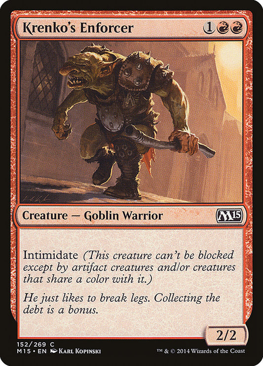 MTG Card Title: Krenko's Enforcer M15/152
