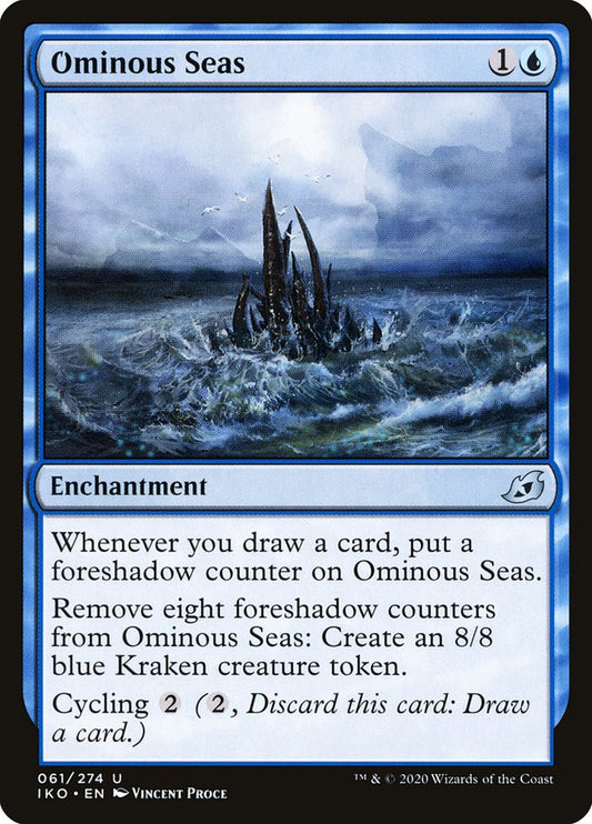 MTG Card Title: Ominous Seas IKO/61