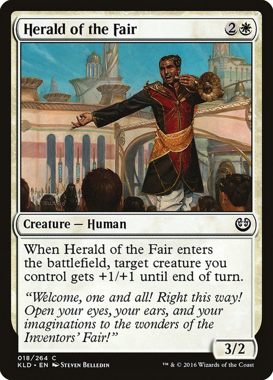 MTG Card Title: Herald of the Fair KLD/18