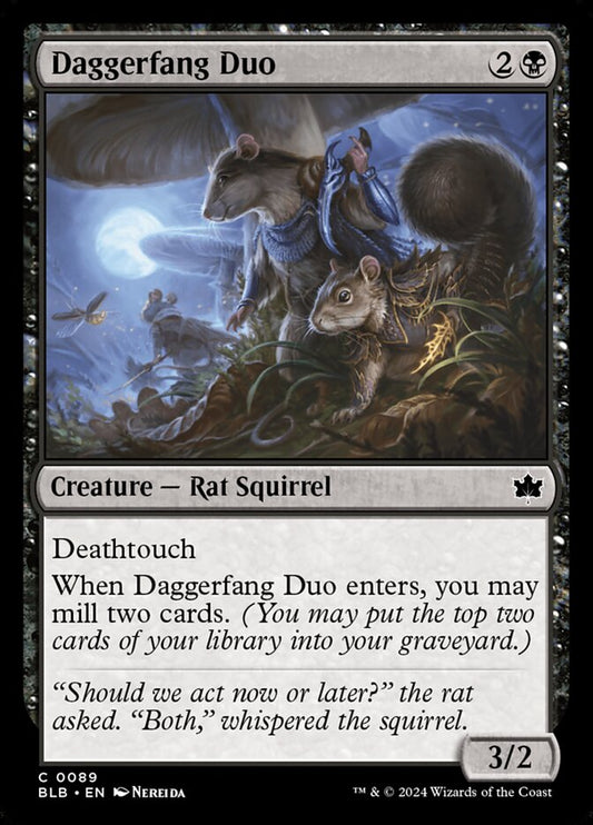 MTG Card Title: Daggerfang Duo BLB/89
