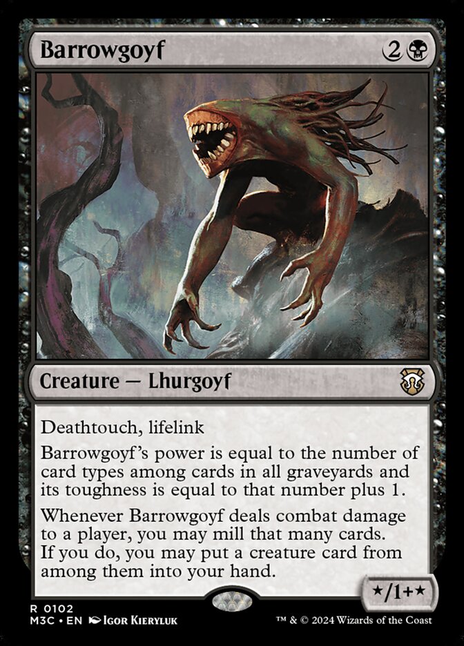 MTG Card Title: Barrowgoyf M3C/102