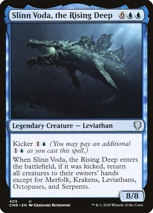 MTG Card Title: Slinn Voda, the Rising Deep CMR/405