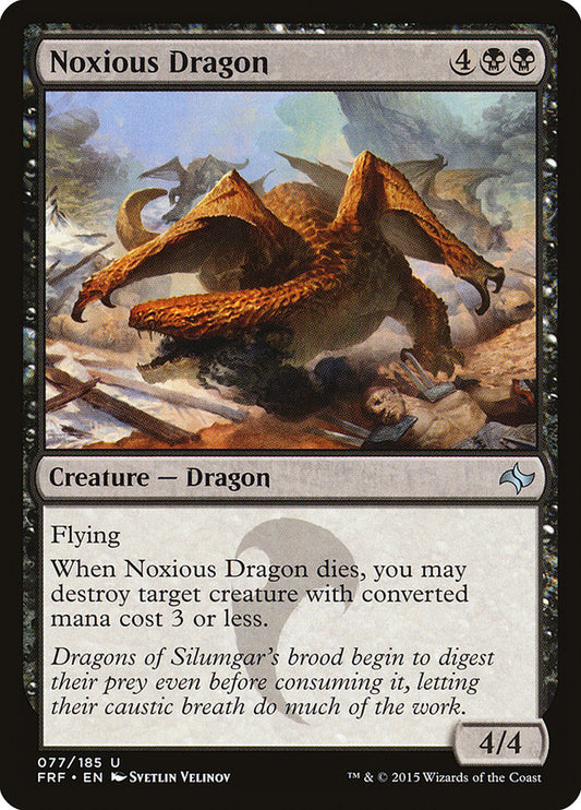 MTG Card Title: Noxious Dragon FRF/77
