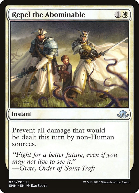 MTG Card Title: Repel the Abominable EMN/38