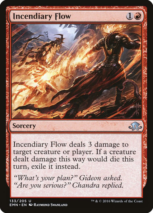 MTG Card Title: Incendiary Flow EMN/133