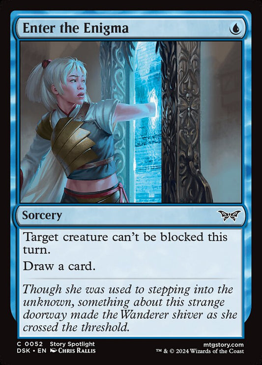 MTG Card Title: Enter the Enigma DSK/52