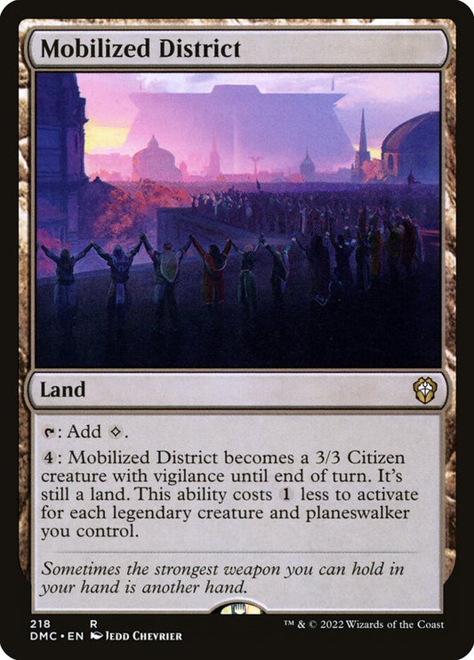 MTG Card Title: Mobilized District DMC/218