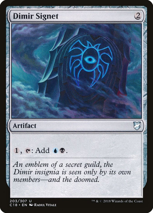 MTG Card Title: Dimir Signet C18/203