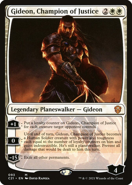 MTG Card Title: Gideon, Champion of Justice C21/93
