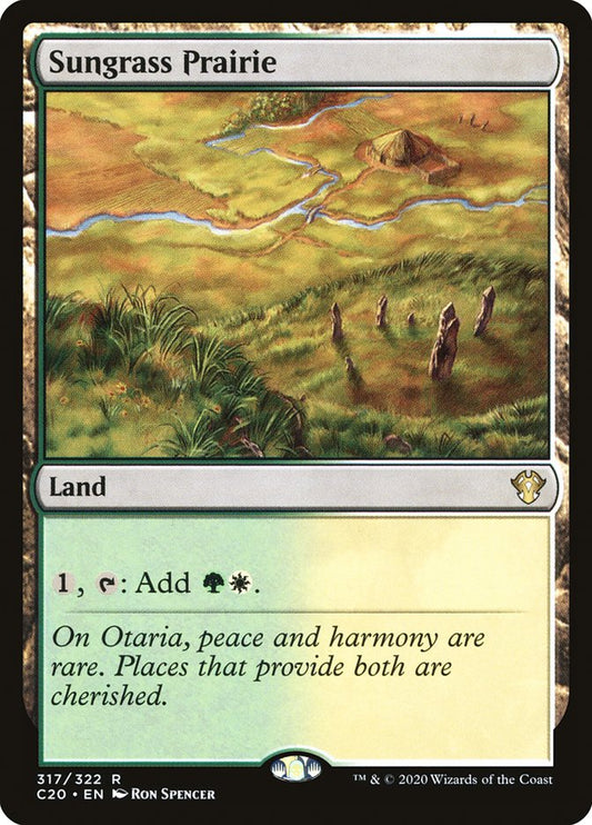 MTG Card Title: Sungrass Prairie C20/317