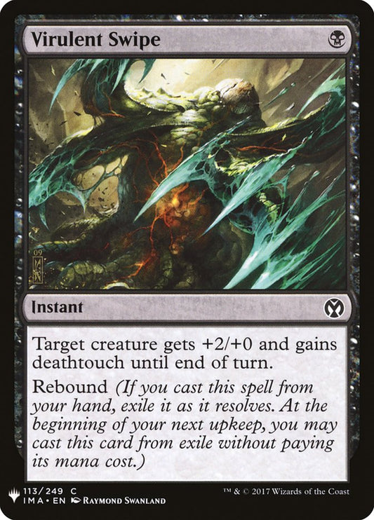 MTG Card Title: Virulent Swipe PLST/IMA-113