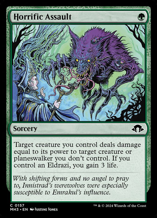 MTG Card Title: Horrific Assault MH3/157