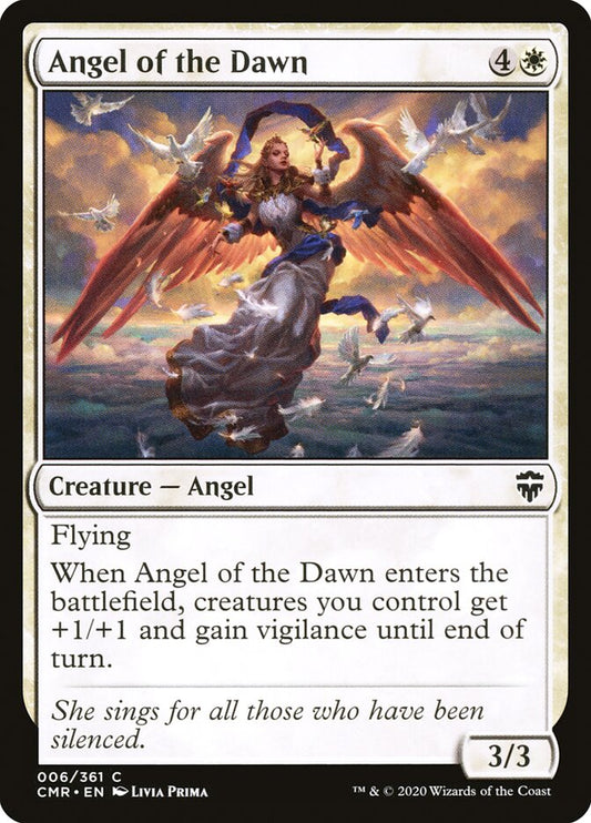 MTG Card Title: Angel of the Dawn CMR/6