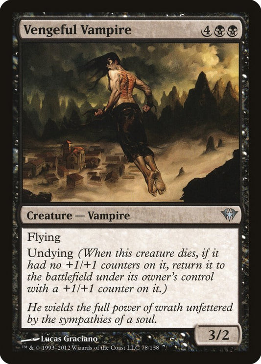MTG Card Title: Vengeful Vampire DKA/78