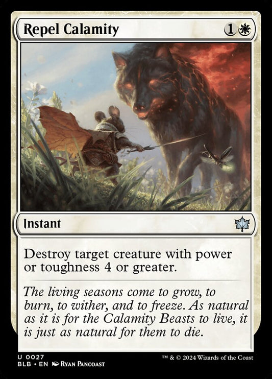 MTG Card Title: Repel Calamity BLB/27