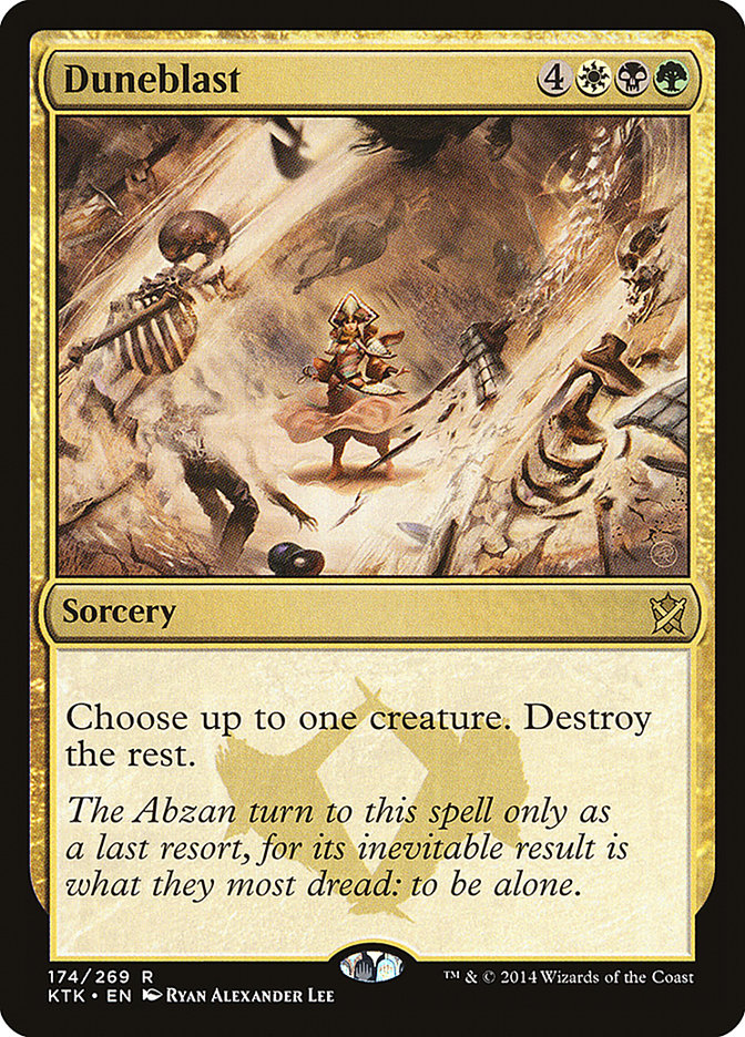 MTG Card Title: Duneblast KTK/174