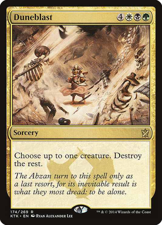 MTG Card Title: Duneblast KTK/174