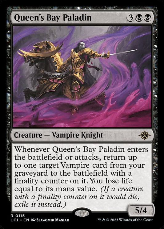 MTG Card Title: Queen's Bay Paladin LCI/115