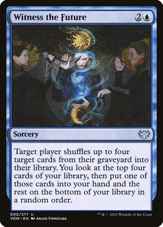 MTG Card Title: Witness the Future VOW/90