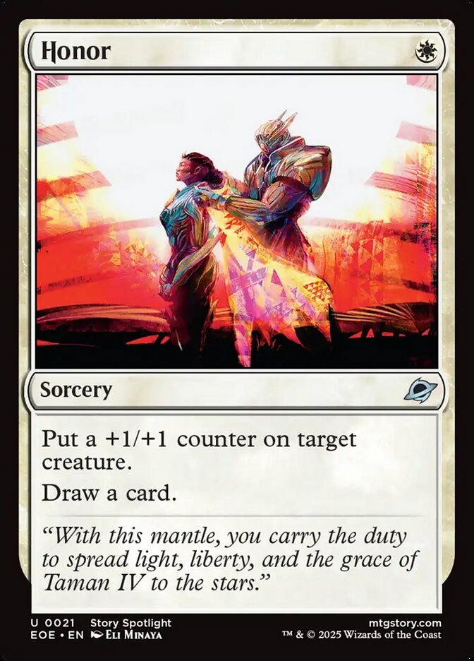 MTG Card Title: Honor EOE/21