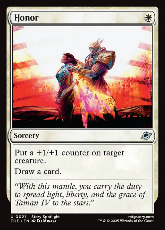 MTG Card Title: Honor EOE/21