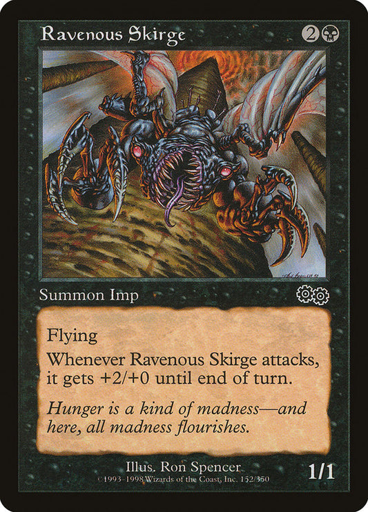 MTG Card Title: Ravenous Skirge USG/152