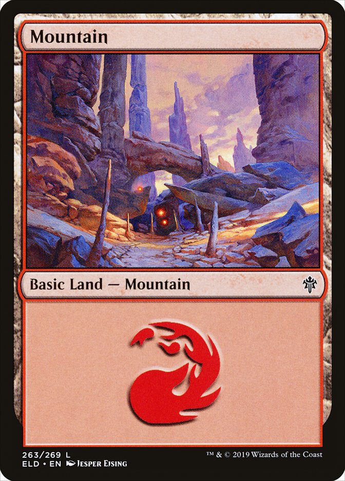 MTG Card Title: Mountain ELD/263