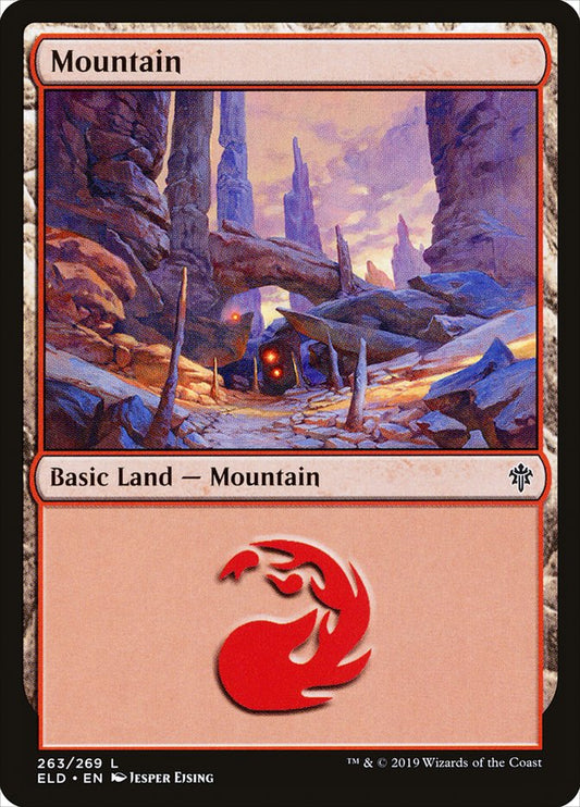 MTG Card Title: Mountain ELD/263