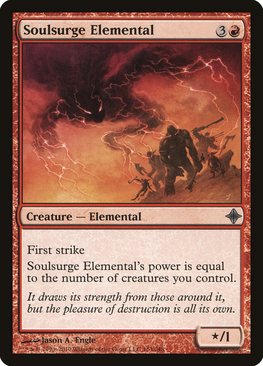 MTG Card Title: Soulsurge Elemental ROE/163