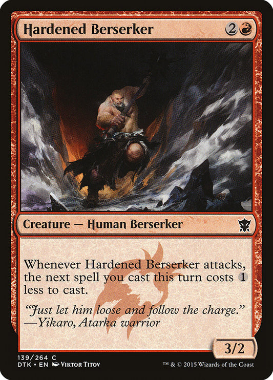 MTG Card Title: Hardened Berserker DTK/139