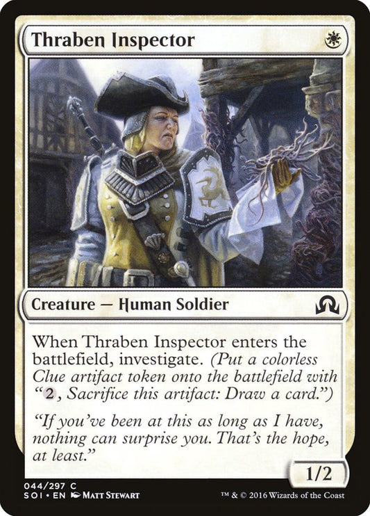MTG Card Title: Thraben Inspector SOI/44