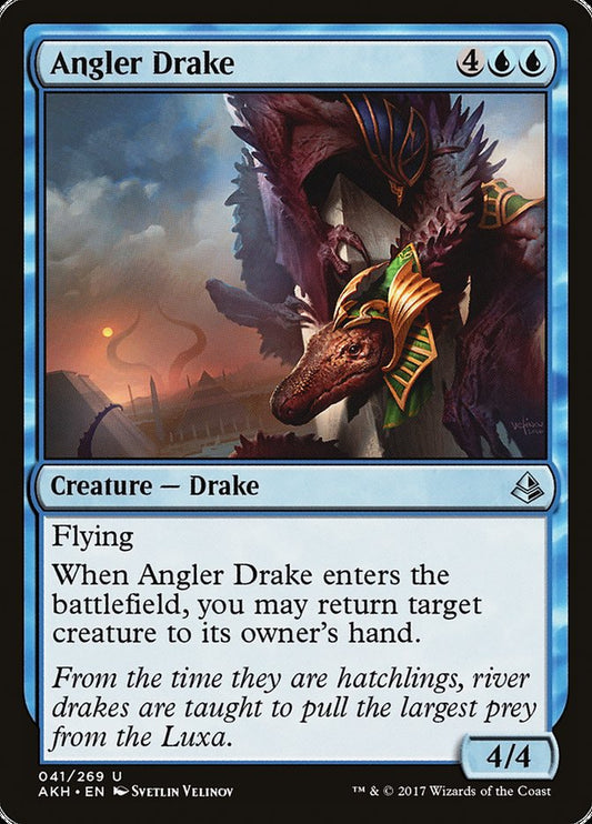MTG Card Title: Angler Drake AKH/41