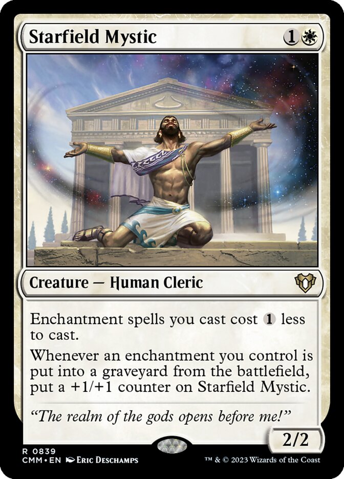 MTG Card Title: Starfield Mystic CMM/839