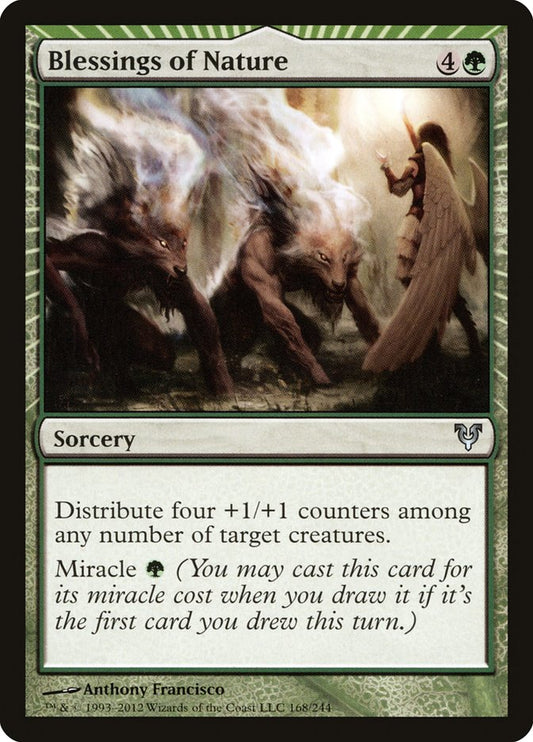 MTG Card Title: Blessings of Nature AVR/168