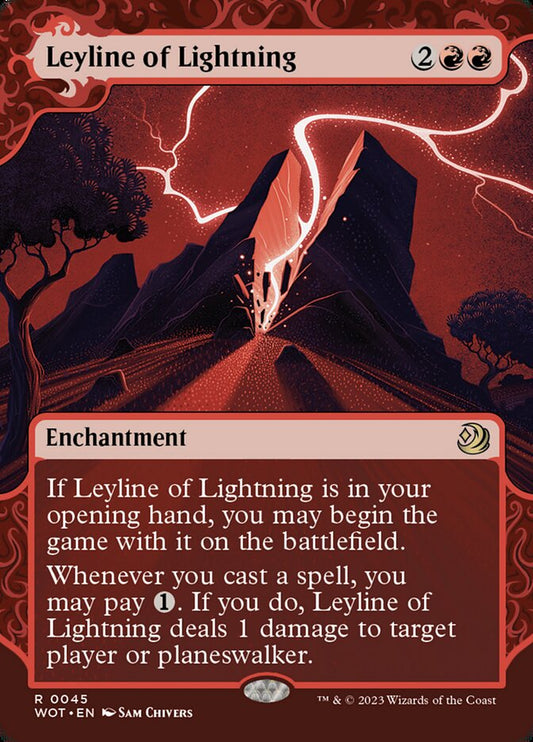 MTG Card Title: Leyline of Lightning WOT/45