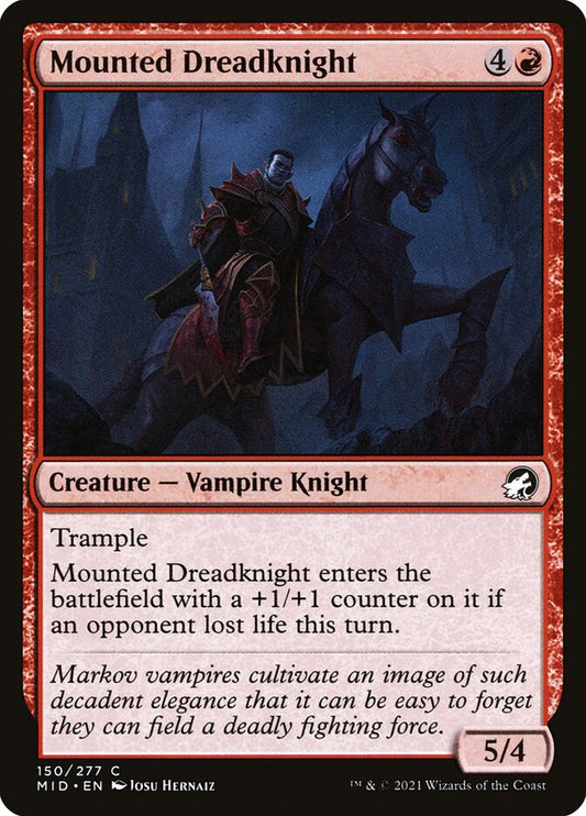 MTG Card Title: Mounted Dreadknight MID/150