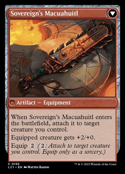 Idol of the Deep King // Sovereign's Macuahuitl LCI/155