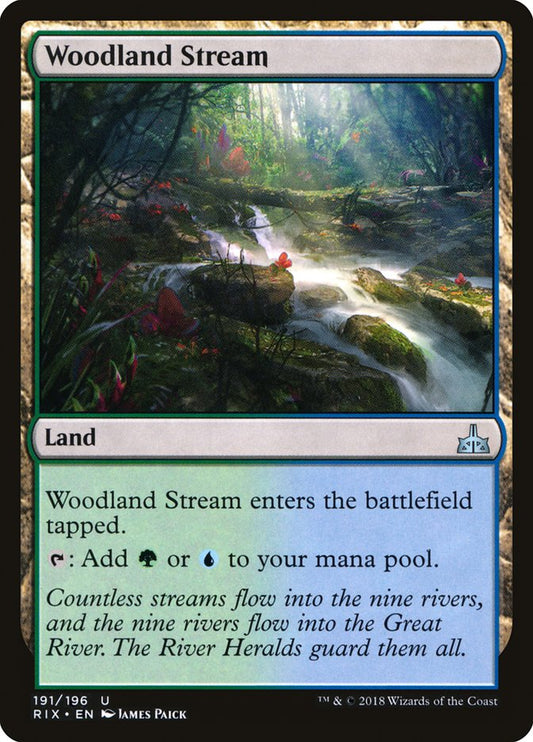 MTG Card Title: Woodland Stream RIX/191