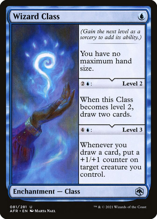 MTG Card Title: Wizard Class AFR/81