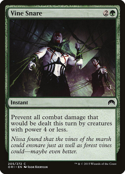 MTG Card Title: Vine Snare ORI/205
