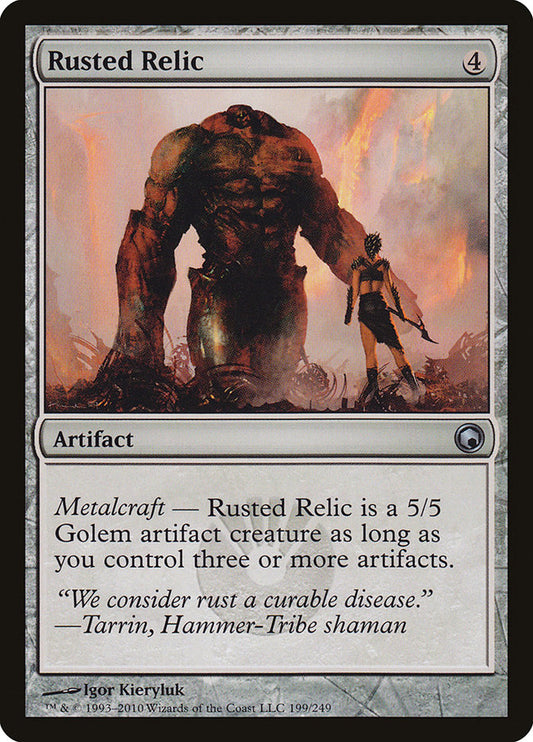 MTG Card Title: Rusted Relic SOM/199