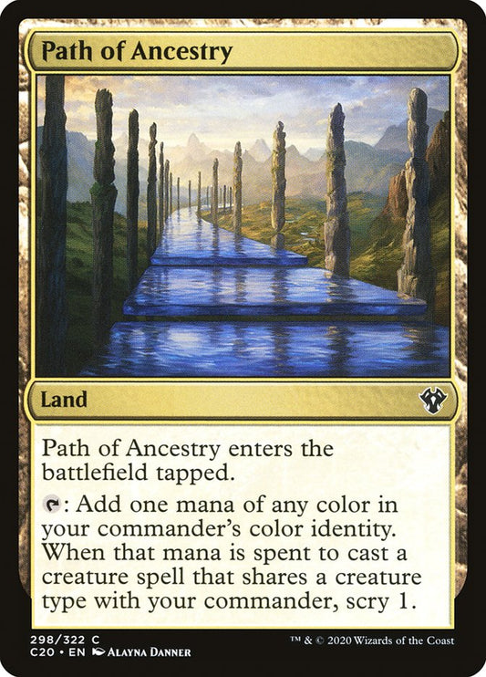 MTG Card Title: Path of Ancestry C20/298