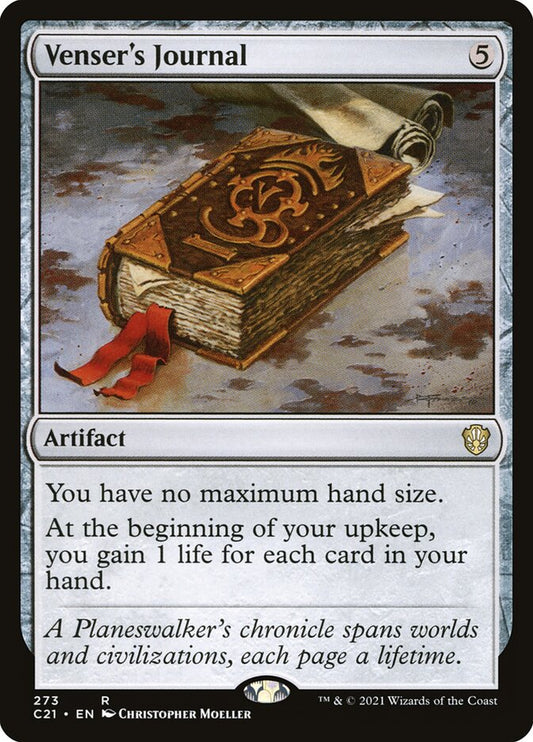 MTG Card Title: Venser's Journal C21/273