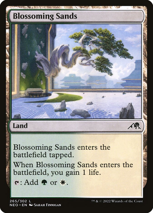 MTG Card Title: Blossoming Sands NEO/265