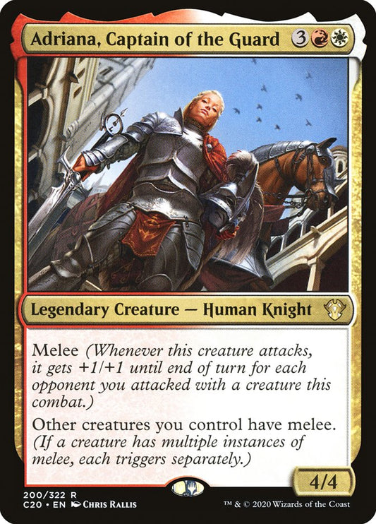 MTG Card Title: Adriana, Captain of the Guard C20/200