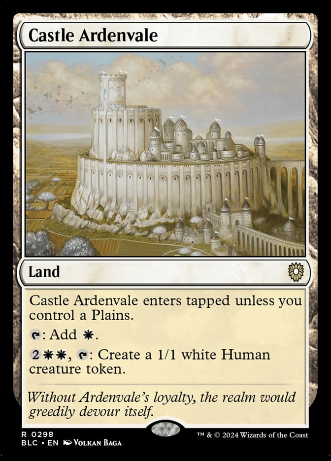 MTG Card Title: Castle Ardenvale BLC/298