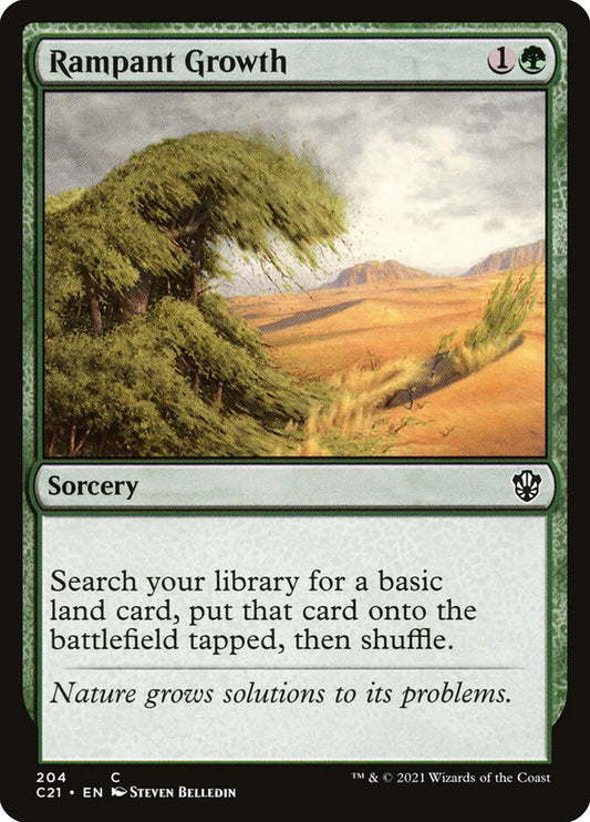 MTG Card Title: Rampant Growth C21/204