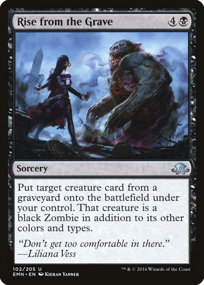 MTG Card Title: Rise from the Grave EMN/102