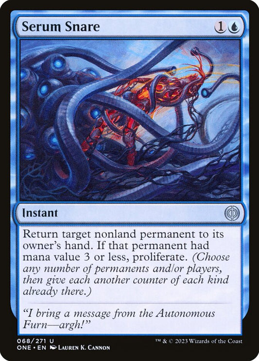 MTG Card Title: Serum Snare ONE/68